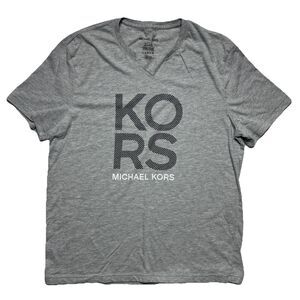 MICHAEL KORS LOUNGEWEAR V-NECK NECK SHORT SLEEVE T-SHIRT SIZE L